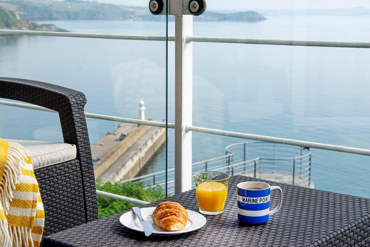Marine Point, Mevagissey - Sensational Cliff Top Views Of Harbour And Bay المظهر الخارجي الصورة