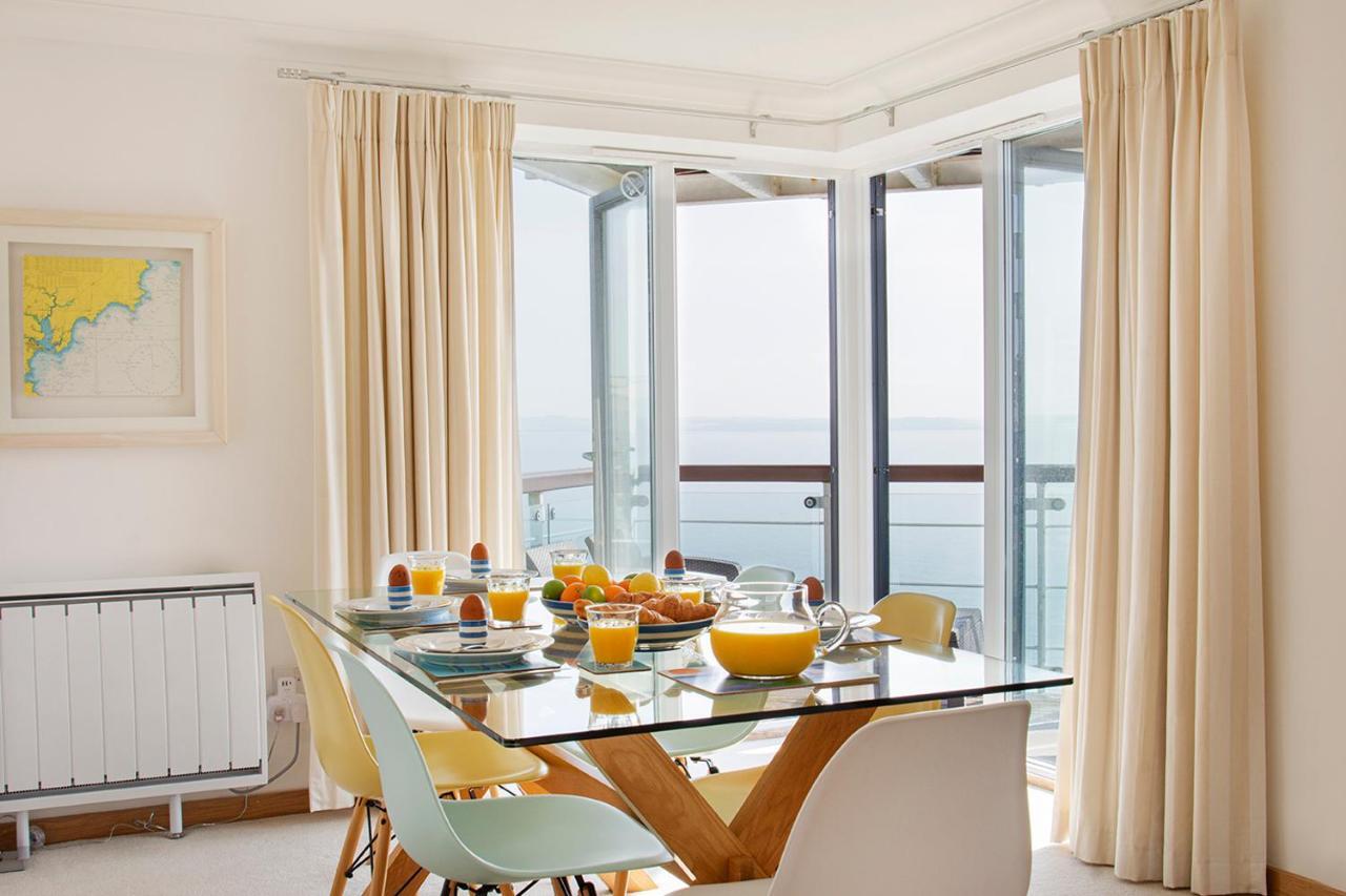 Marine Point, Mevagissey - Sensational Cliff Top Views Of Harbour And Bay المظهر الخارجي الصورة